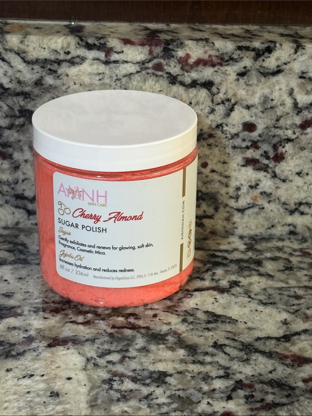 Aminnah Cherry Almond Sugar Scrub